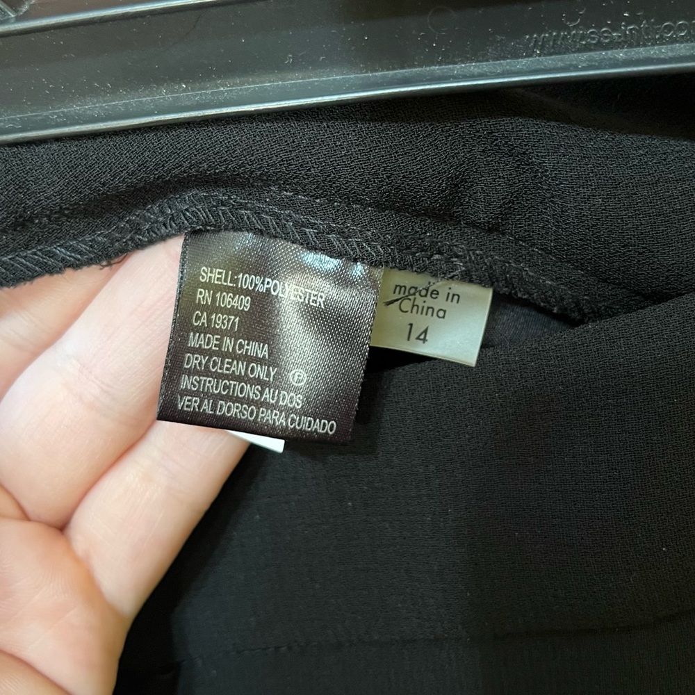 Tahari Black Trousers - Picture 4 of 8